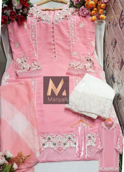 Mariyah Designer 13 New Fancy Wear Georgette Ready Made Collection